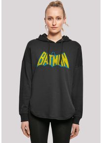 F4NT4STIC Damen Kapuzenpullover "DC Comics Batman Crackle Logo", schwarz, casual, Gr. L, Obermaterial: 100% Baumwolle, Pullover, Print
