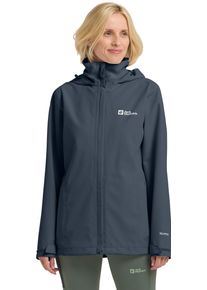 Jack Wolfskin Damen Funktionsjacke "TRAILTIME 2L JKT W", blau, Gr. XL, Oberstoff: 100% POLYESTER ; Futter 1: 100% POLYESTER ; Futter 2: 100%