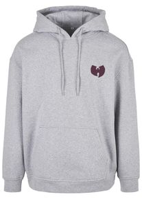Wu Wear Herren Sweater "Herren Wu Wear Dragon Hoody", grau, Gr. L, unifarben, 65% Baumwolle, 35% Polyester, Sweatshirts