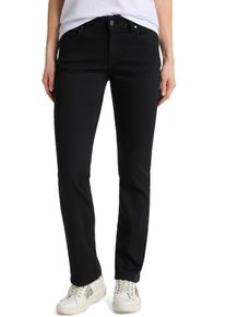 Mustang Damen Regular-fit-Jeans "Julia", schwarz, casual, Gr. 30, unifarben, Denim/Jeans, Obermaterial: 65% Baumwolle, 31% Polyester, 4% Elasthan,
