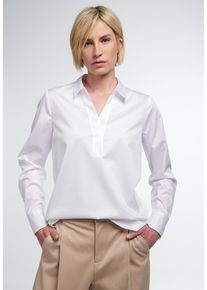 Eterna Damen Hemdbluse "REGULAR FIT", weiß, klassisch, Gr. 36, 95% cotton, 5% Elasthan, Blusen, EASY IRON (bügelleicht)
