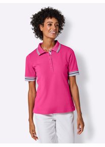 Damen Poloshirt "Baumwoll-Shirt", pink, Gr. 36, CREATION L PREMIUM, unifarben, 95% Baumwolle, 5% Elasthan, Shirts