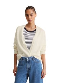 Marc O'Polo Damen Cardigan, weiß, casual, Gr. XL, MARC O'POLO DENIM, Strick, Obermaterial: 100% Baumwolle, Strickjacken