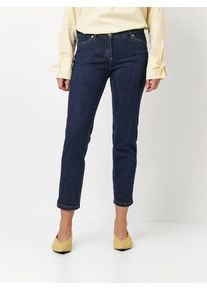 Toni Damen 7/8-Jeans "Perfect Shape", blau, casual, Gr. 36, unifarben, Denim/Jeans, Obermaterial: 92% Baumwolle, 6% Polyester, 2% Elasthan, Jeans,