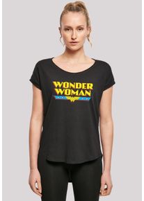 F4NT4STIC Damen T-Shirt "DC Comics Wonder Woman Classic Logo", schwarz, casual, Gr. XL, Obermaterial: 100% Baumwolle, Shirts, Print