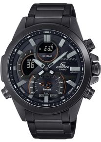 CASIO EDIFICE Smartwatch, schwarz, Smartwatches, Armbanduhr, Herrenuhr, Bluetooth, Stoppfunktion, Weltzeit, digital