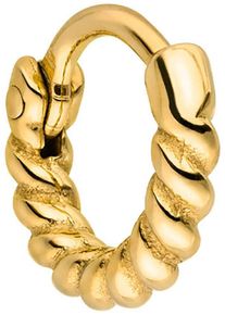 PURELEI Damen Single-Creole "Schmuck Geschenk Piercing Spherical, 24131-Piercing-Spherical", Edelstahl, gold, Edelstahl, Ohrringe