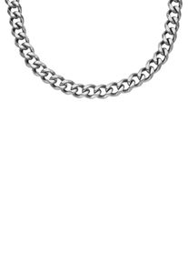 Fossil Damen Edelstahlkette "JEWELRY BOLD CHAINS, JF04614040, JF04612710, JF04614040", Edelstahl, silber, Edelstahl, B:8,6mm, Halsketten