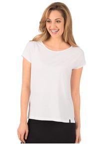 TRIGEMA Damen T-Shirt "TRIGEMA T-Shirt aus Viskose", weiß, Basic, Gr. XXL, 94% Viskose, 6% Elastan, Shirts