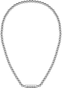 BOSS Herren Edelstahlkette "SPHERE, 1580656, 1580657", Edelstahl, L: 51cm B: 6mm, silber, Edelstahl, B:6mm, Halsketten