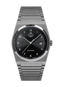 RUHLA Herren Automatikuhr "Space Control Automatik", silber, Armbanduhren, Armbanduhr, Herrenuhr, Datum, Saphirglas, Made in Germany