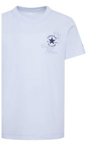 Converse Kinder T-Shirt "CNVB RETRO FRONT BACK LOGO TEE"blau supermoon, sportlich, Gr. 134, Obermaterial: 60% Baumwolle, 40% Polyester, Shirts, für