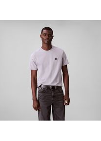 Herren T-Shirt "SS BADGE 30S JERSEY CLASSIC TEE"formal gray, casual, Gr. XL, Calvin Klein Jeans, unifarben, Single Jersey, Obermaterial: 100%