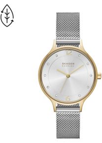 Skagen Damen Quarzuhr "ANITA LILLE", silber, Armbanduhren, Armbanduhr, Damenuhr, Edelstahlarmband, Mineralglas, analog