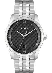 BOSS Herren Quarzuhr "PRINCIPLE", silber, Armbanduhren, Herrenuhr, Armbanduhr, Datum, Edelstahlarmband