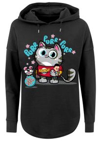 F4NT4STIC Damen Kapuzenpullover "F4NT4STIC Damen", schwarz, casual, Gr. L, unifarben, 100% Baumwolle, Pullover