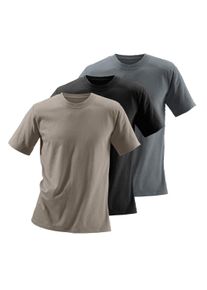 H.I.S. H.I.S Herren T-Shirt, Gr. 4, grün, Jersey, Obermaterial: 100% Baumwolle, unifarben, Basic, Shirts, aus Baumwolle perfekt als Unterziehshirt