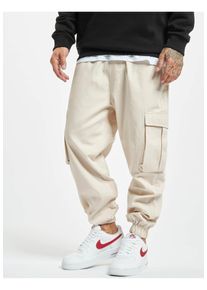 DEF Herren Cargohose "DEF Herren Cargopants Flo", beige, Gr. XXL, unifarben, 63% Baumwolle, 37% Polyamid, Hosen
