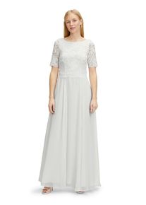 Vera Mont Damen Abendkleid "Vera Mont Abendkleid mit Spitze", weiß, feminin, Gr. 38, Obermaterial: 100% Polyester. Futter: 100% Polyester., Kleider,