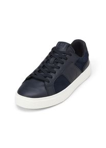 Marc O'Polo MARC O'POLO Herren Sneaker "aus hochwertigem Rindleder", Gr. 42, blau, Obermaterial: 100% Leder (Rind), unifarben, Schuhe
