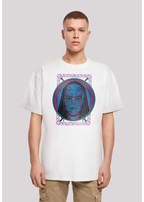 F4NT4STIC Herren T-Shirt "Harry Potter Neon Death Eater Mask", weiß, casual, Gr. M, Obermaterial: 100% Baumwolle, Shirts, Print
