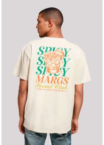 F4NT4STIC Herren T-Shirt "Spicy Margarita Social Club", beige, casual, Gr. XXL, Obermaterial: 100% Baumwolle, Shirts, Premium Qualität