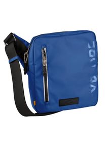 Camel Active Damen Umhängetasche "Explore", blau, Nylon, bedruckt, beschichtet, clean, unifarben mit Farbeinsätzen, Taschen, wasserabweisendes