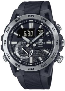 CASIO EDIFICE Smartwatch, schwarz, Smartwatches, Armbanduhr, Herrenuhr, Bluetooth, Stoppfunktion, Weltzeit, digital