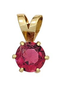 Jobo Damen Ketten-Anhänger "Anhänger mit Turmalin", Gelbgold 585, gelb, Gelbgold 585, Schmuckanhänger, 585 Gold