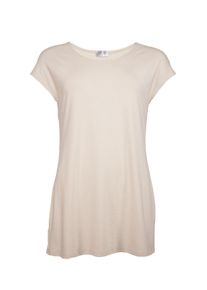 Seidel Moden Damen Longshirt, beige, casual, Gr. 48, Jersey, Obermaterial: 95% Viskose, 5% Elasthan, Shirts, MADE IN GERMANY