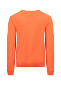 Fynch-Hatton Herren Strickpullover, orange, casual, Gr. XXXL, unifarben, Strick, Obermaterial: 90% Wolle, 10% sonstige Fasern, Pullover, mit Logo
