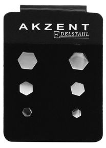 Adelia´s ADELIA ́S Damen Paar Ohrhänger "Neuheit 2025 - Damen Ohrstecker aus poliertem Edelstahl", Damen, Edelstahl, silber, Edelstahl, Ohrringe