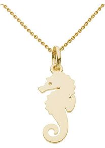 Firetti Damen Ketten-Anhänger "Schmuck Geschenk Gold 333 Halsschmuck Anhänger Seepferdchen", Gelbgold 333, 0,57 g, gold, Gelbgold 333, Schmuckanhänger