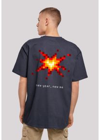 F4NT4STIC Herren T-Shirt "SIlvester Party Happy People Only", blau, casual, Gr. 5XL, Obermaterial: 100% Baumwolle, Shirts, Print