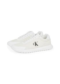 Herren Sneaker "3 EVA RUNNER MESH", Calvin Klein Jeans, Gr. 39, weiß, Textil, Lederimitat, sportlich, Schuhe, Freizeitschuh, Halbschuh, Schnürschuh