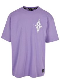 Herren T-Shirt "Starter Black Label Herren Starter Peak S Oversize Tee", lila, casual, Gr. S, STARTER Black Label, unifarben, 100% Baumwolle, Shirts