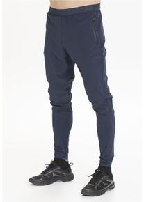 Virtus Herren Sweathose "BLAG V2", blau, sportlich, Gr. M, unifarben, 87% Polyester, 13% Elasthan, Hosen, mit atmungsaktivem 4-Wege-Funktionsstretch