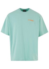 2Y STUDIOS Herren T-Shirt "2Y Studios Herren 2Y Thoughts Oversize Tee", grün, casual, Gr. S, bedruckt, 100% Baumwolle, Shirts