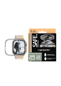 Smartwatch-Hülle "Soft TPU Bumper für Apple Watch Ultra 2", B:11cm H:1,9cm T:19,6cm, transparent, SAFE BY PANZERGLASS, Hüllen, Full Cover,