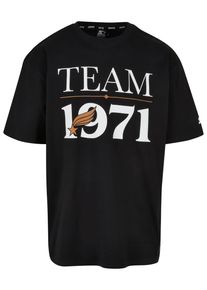 Herren T-Shirt "Starter Black Label Herren Starter Team 1971 Oversize Tee", schwarz, casual, Gr. S, STARTER Black Label, unifarben, 100% Baumwolle,