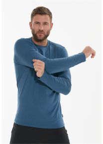 ELITE LAB Herren Funktionsshirt "Sustainable X1 Elite", blau, casual, Gr. S, unifarben, 94% Polyester, 6% Elasthan, Shirts, mit nachhaltigem