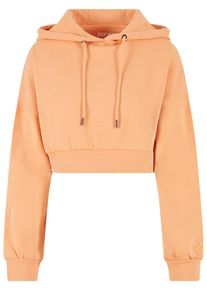 DEF Damen Kapuzenpullover "DEF Herren Cropped Hoody", rot, casual, Gr. XL, unifarben, 80% Baumwolle, 20% Polyester, Pullover