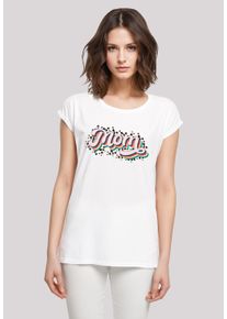F4NT4STIC Damen T-Shirt "Muttertag Mama Schriftzug Regenbogen", weiß, casual, Gr. XXL, Obermaterial: 100% Baumwolle, Shirts, Premium Qualität