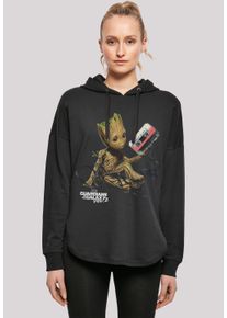 F4NT4STIC Damen Kapuzenpullover "Marvel Guardians of the Galaxy", schwarz, casual, Gr. M, Obermaterial: 100% Baumwolle, Pullover, Print