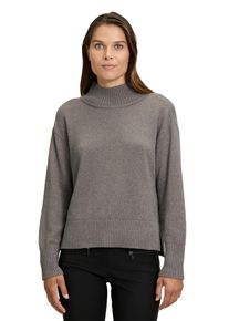 Betty Barclay Damen Strickpullover "Betty Barclay Strickpullover mit Lurexfaden", grau, casual, Gr. 46, Strick, Obermaterial: 96% Polyamid, 4%