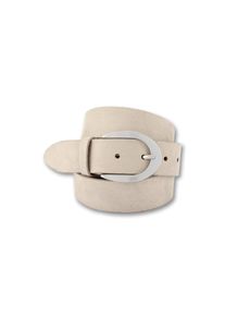 Bernd Götz BERND GÖTZ Damen Ledergürtel, beige, Gr. 80, Obermaterial: 100% Rindsleder, Gürtel