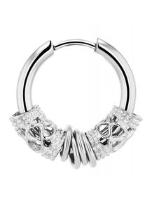 Adelia´s ADELIA ́S Damen Paar Ohrhänger, Unisex, Edelstahl, silber, Edelstahl, Ohrringe