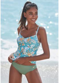 Sunseeker Damen Bikini-Hose "Suva", grün, Gr. 32, unifarben, Polyamid, Badehosen, in klassischer Schnittform