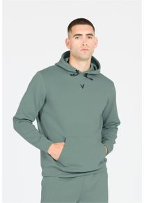 Virtus Herren Sweatshirt "Taro", blau, casual, Gr. S, unifarben, 78% Polyester, 17% Viskose, 5% Elasthan, Sweatshirts, mit kuscheliger, einstellbarer