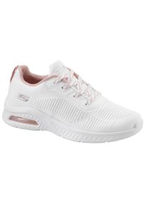 Skechers Damen Sneaker "BOBS SQUAD CHAOS AIR", Gr. 41, weiß, Textil, sportlich, Schuhe, mit gepolstertem Schaftrand, Freizeitschuh, Halbschuh,